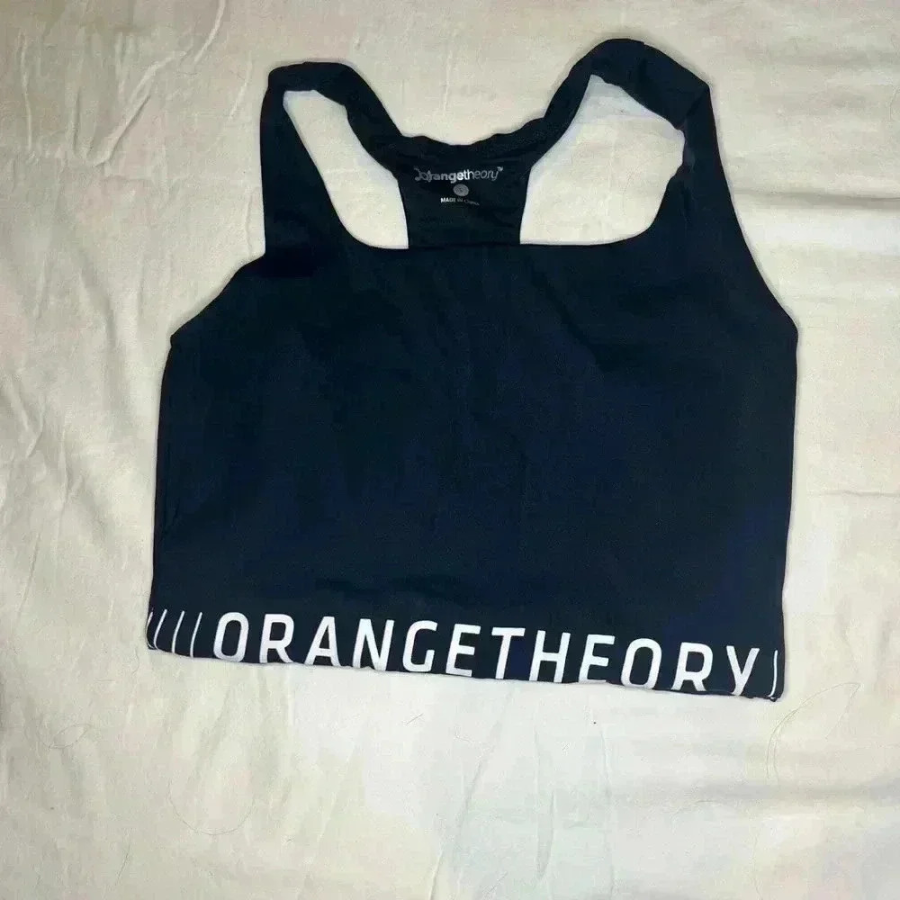Orange theory sports bra.